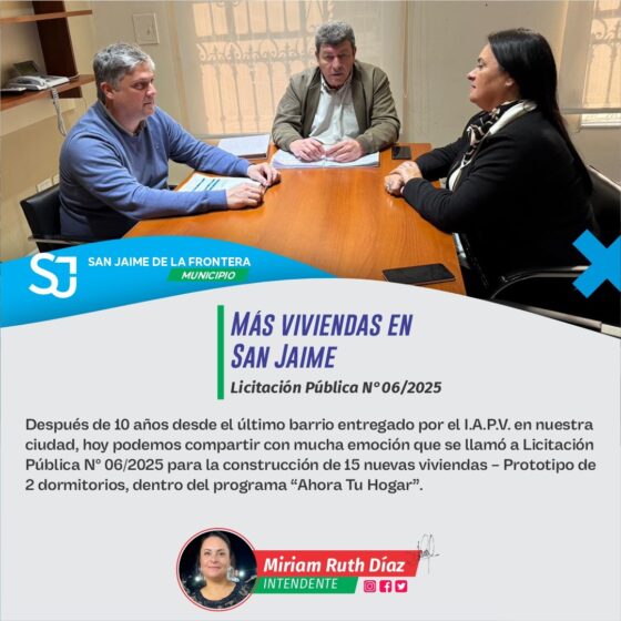 MÁS VIVENDAS PARA SAN JAIME