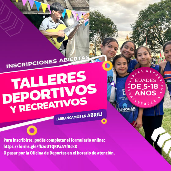 TALLERES DEPORTIVOS Y RECREATIVOS