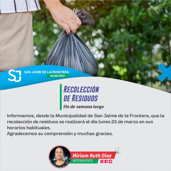 CRONOGRAMA RECOLECCIÓN RESIDUOS