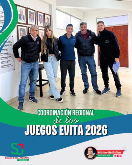 COORDINACIÓN REGIONAL JUEGOS EVITA 2026