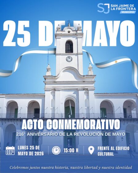 INVITACIÓN | ACTO 25 DE MAYO