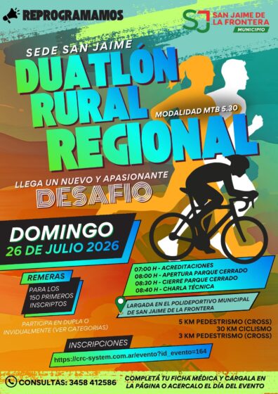 DUATLÓN RURAL REGIONAL – NUEVA FECHA