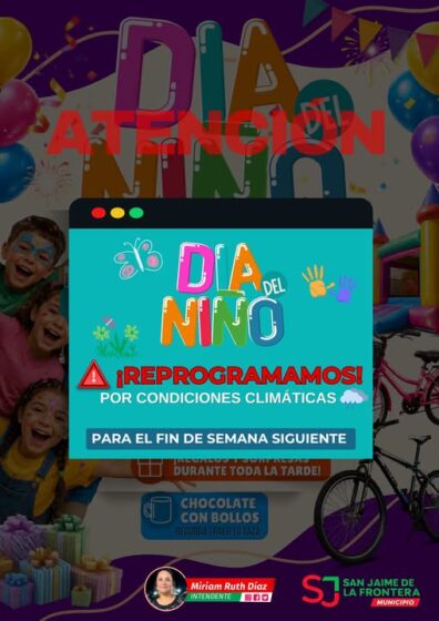 REPROGRAMACIÓN – FESTEJO DEL DÍA DEL NIÑO