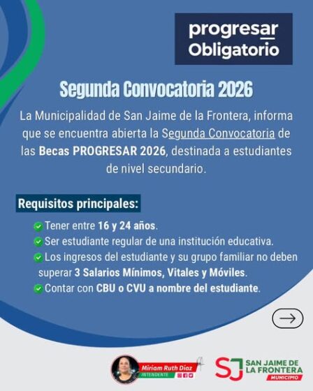 BECAS PROGRESAR 2026 | SEGUNDA CONVOCATORIA